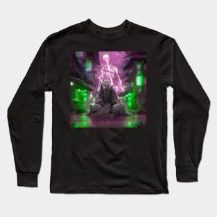 Skeleton Ghost Long Sleeve T-Shirt